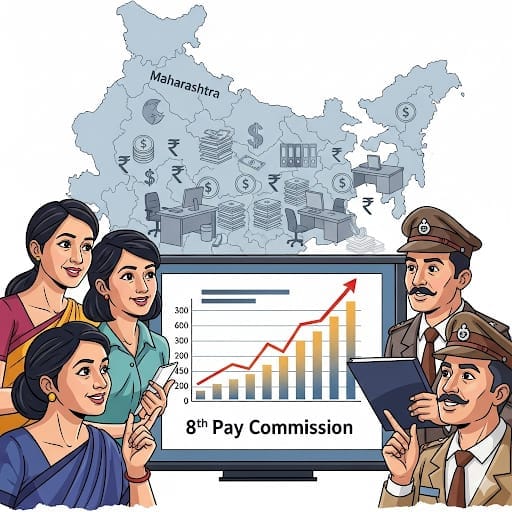 8th Pay Commission:महाराष्ट्रातील सरकारी कर्मचाऱ्यांसाठी 8 वा वेतन आयोग अपडेट