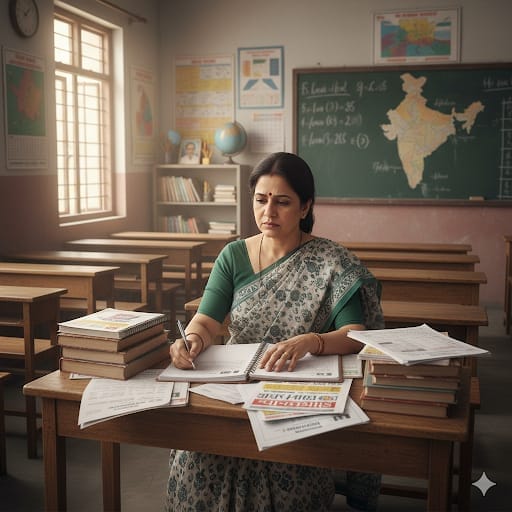 TET exemption for in-service teachers: Middle-aged school teacher concerned about TET eligibility in India