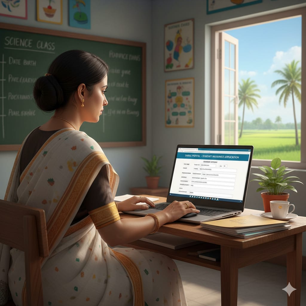 Student Insurance Form: Saral Portal