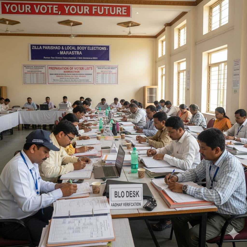 Voter List Preparation for District Council and Local Body Elections Maharashtra