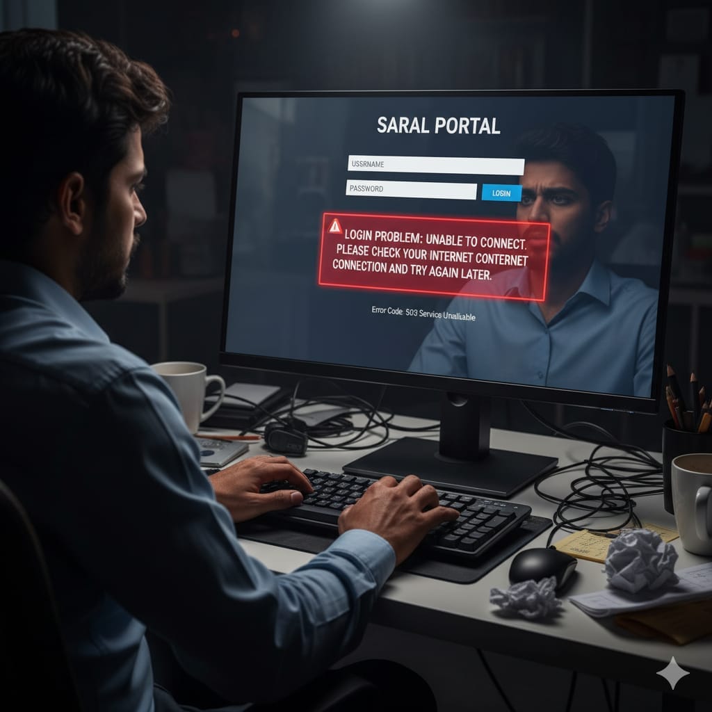 Saral Poratal Login Problem कसा सोडवावा?