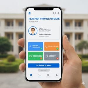 ARAL Portal Mobile Login: Teacher Profile Update Mobile