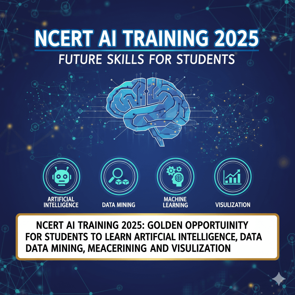 “NCERT AI Training 2025 free online program for students”