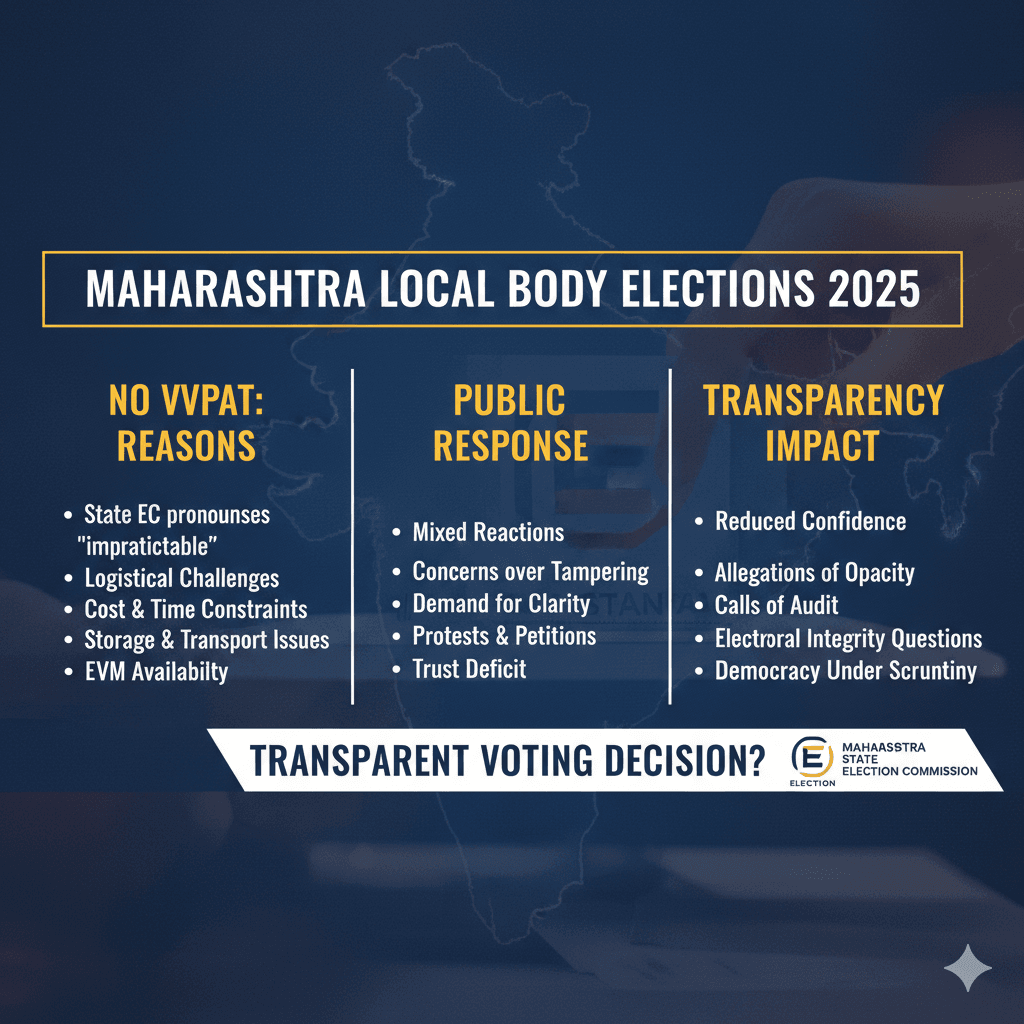 VVPAT Maharashtra Election 2025 transparent voting decision