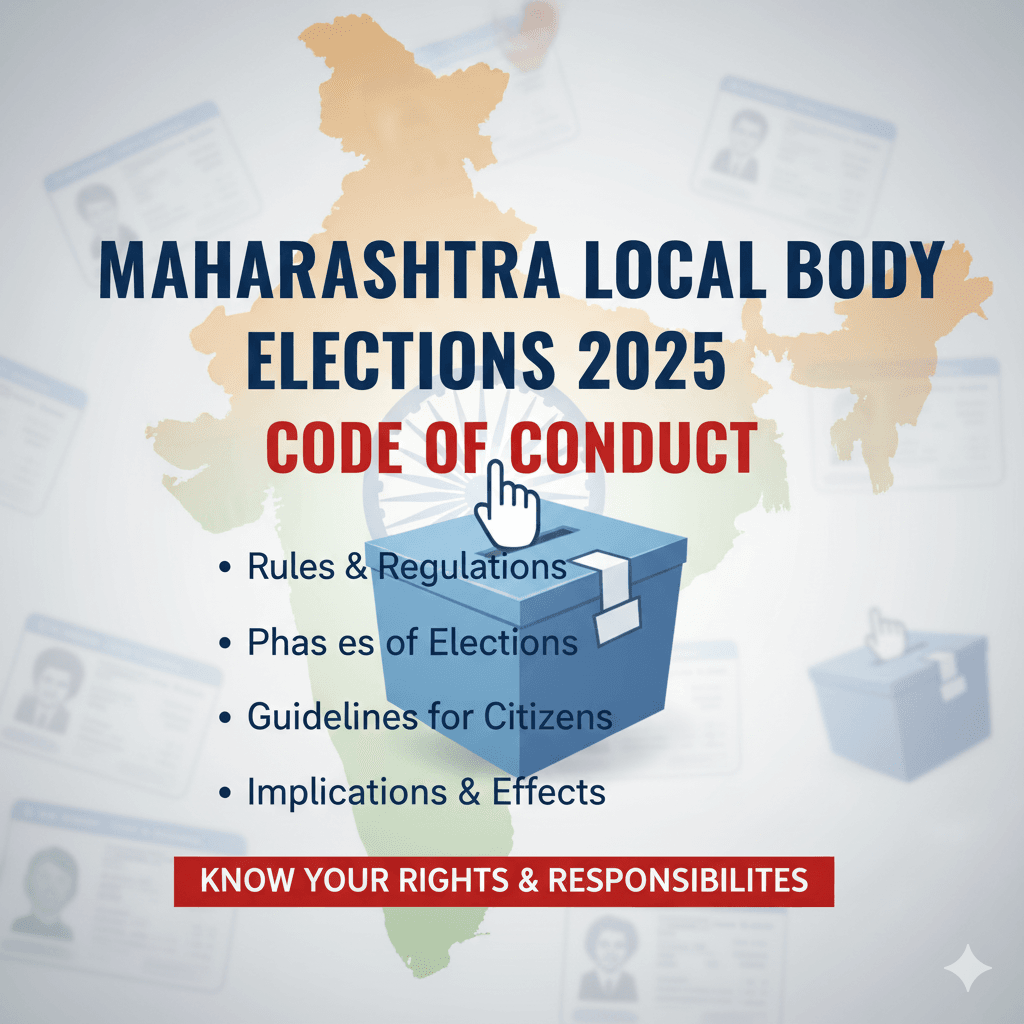Code of Conduct 2025 Local Body Elections Rules and Phases