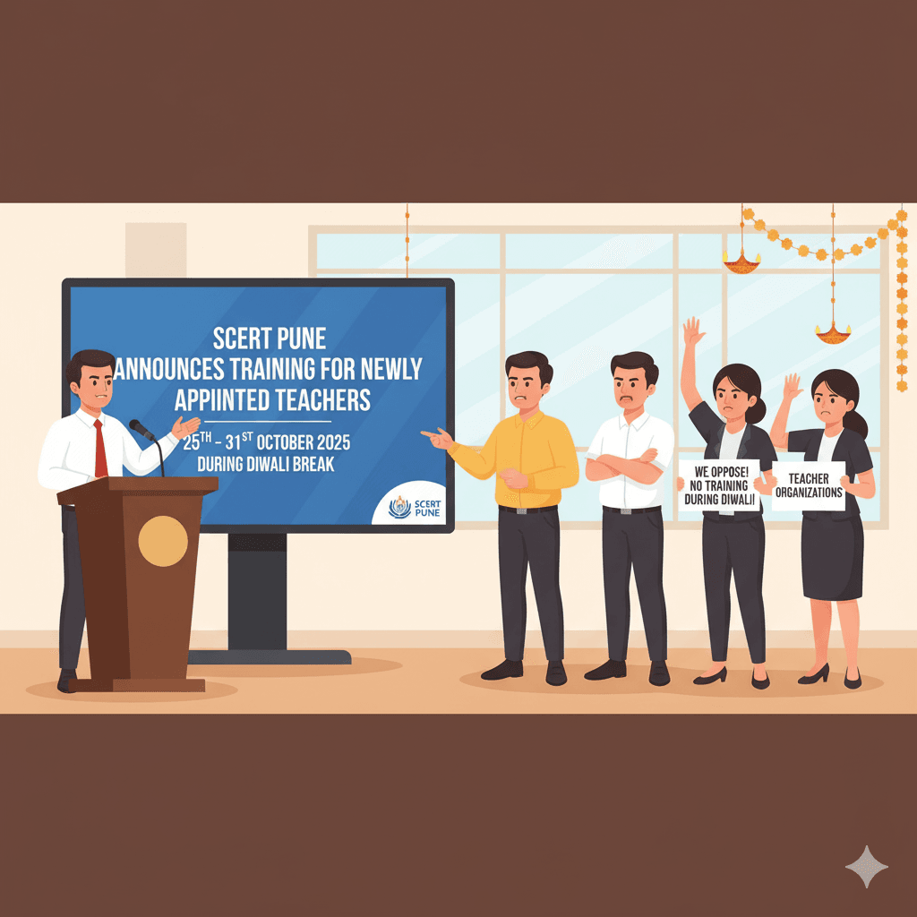 Diwali Training for New Teachers 2025 – SCERT Pune teacher workshop