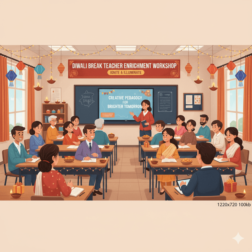 Diwali Training for New Teachers 2025 – SCERT Pune teacher workshop