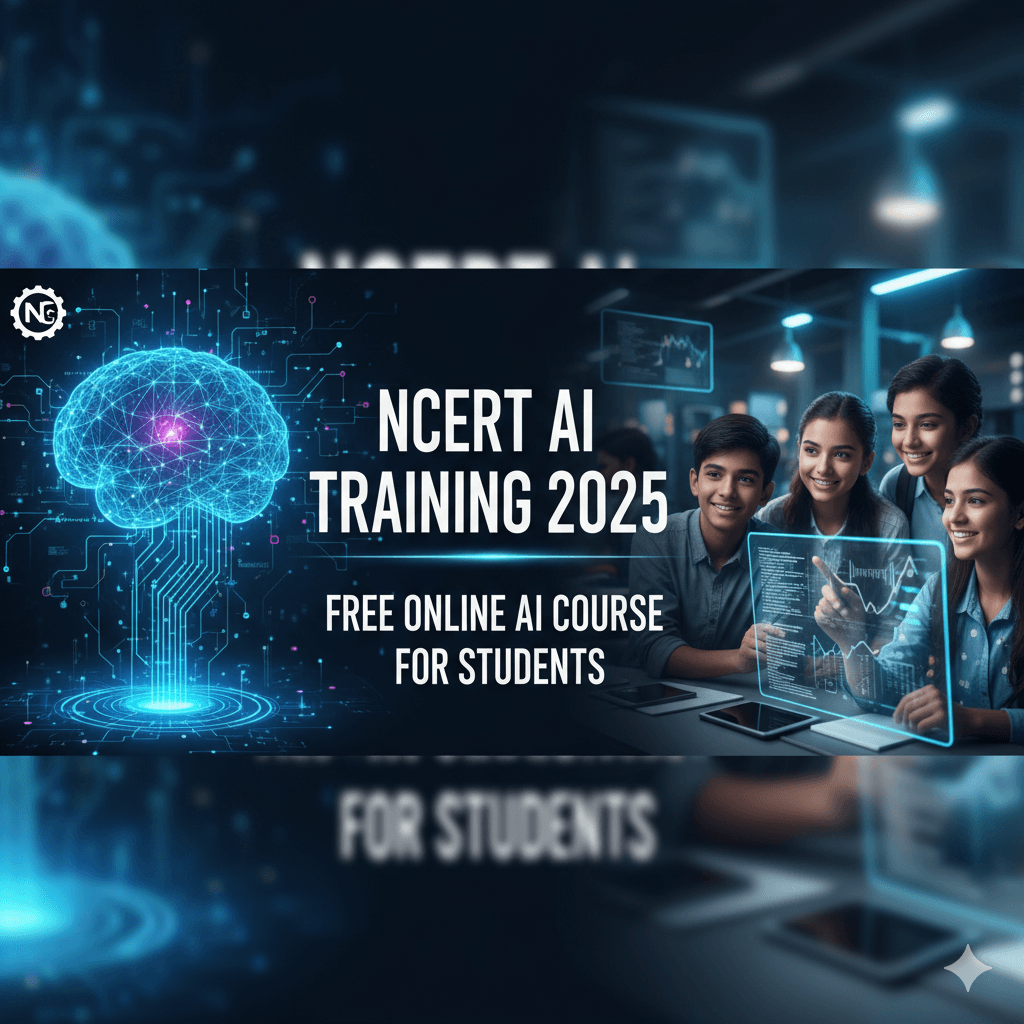 “NCERT AI Training 2025 for students free online program”