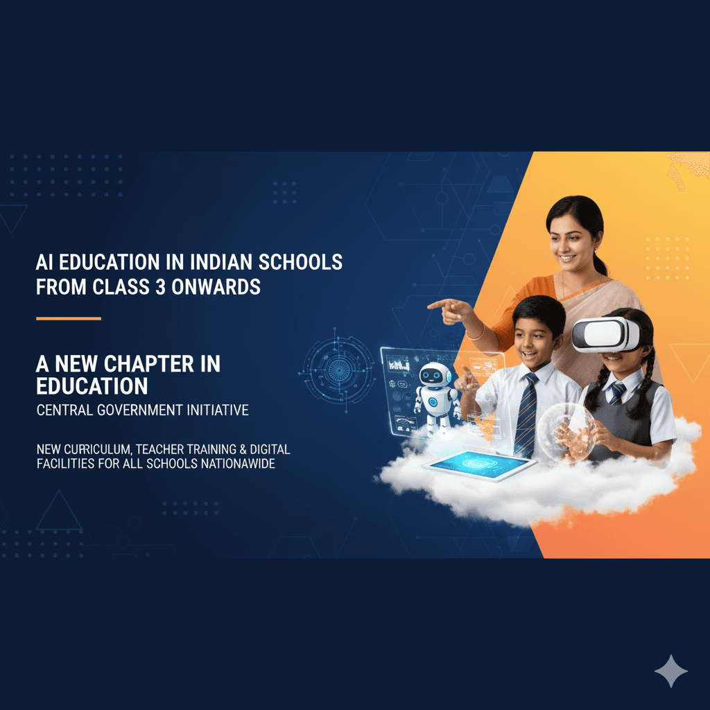 AI education in Indian schools from class 3