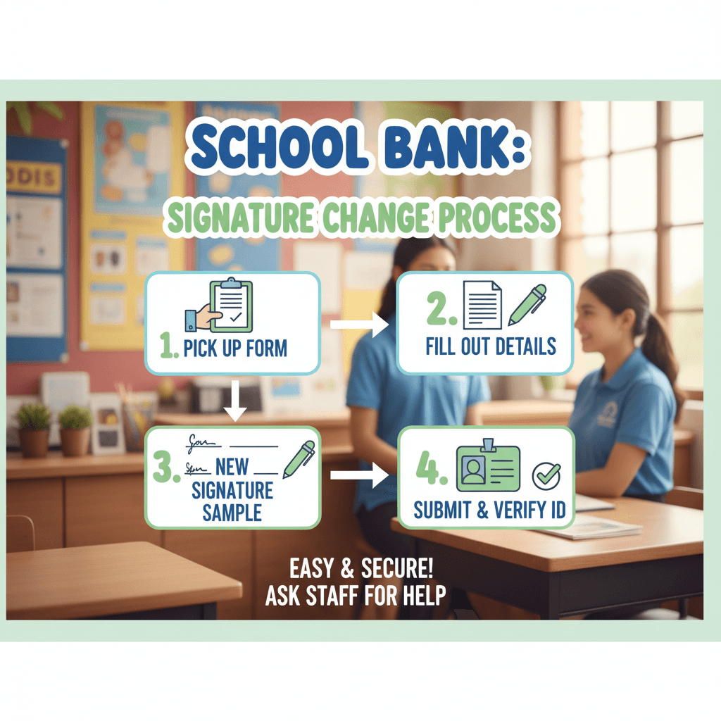 How to Update School Bank Signature 2025