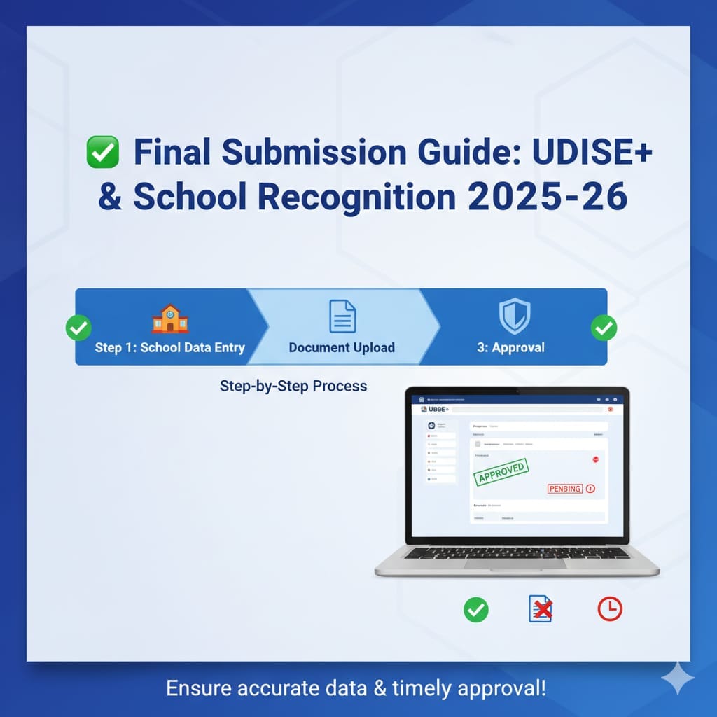 UDISE+ 2025-26 Sanchamanyata Final Guide