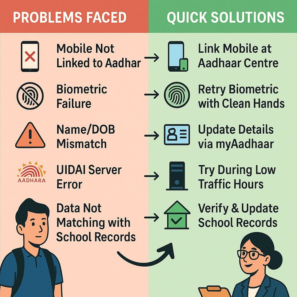 Student eKYC Problem Solutions Guide 2025