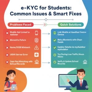 Student eKYC Problem Solutions Guide 2025