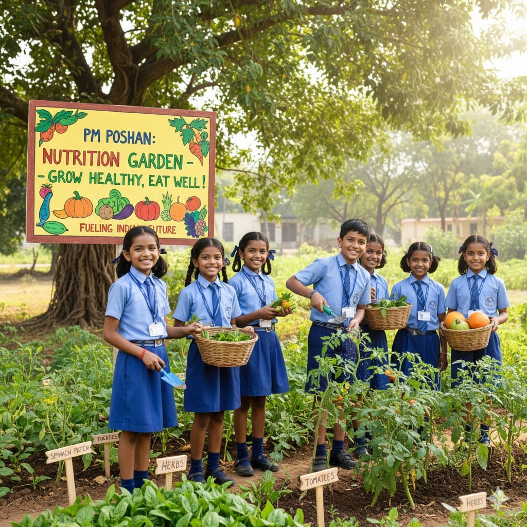 School Nutrition Garden PM POSHAN Yojana 2025