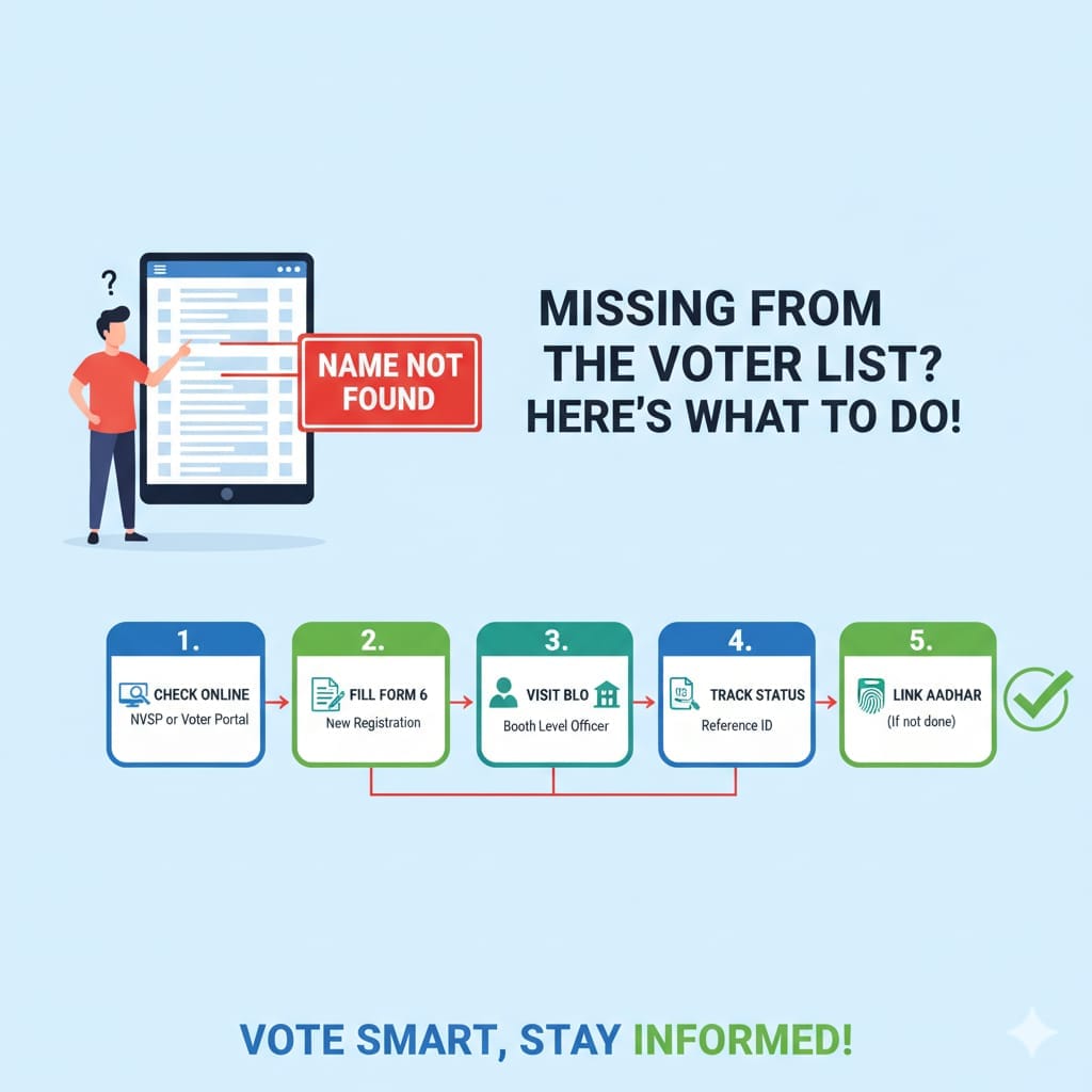 🤷‍♀️Voter List Name Missing?