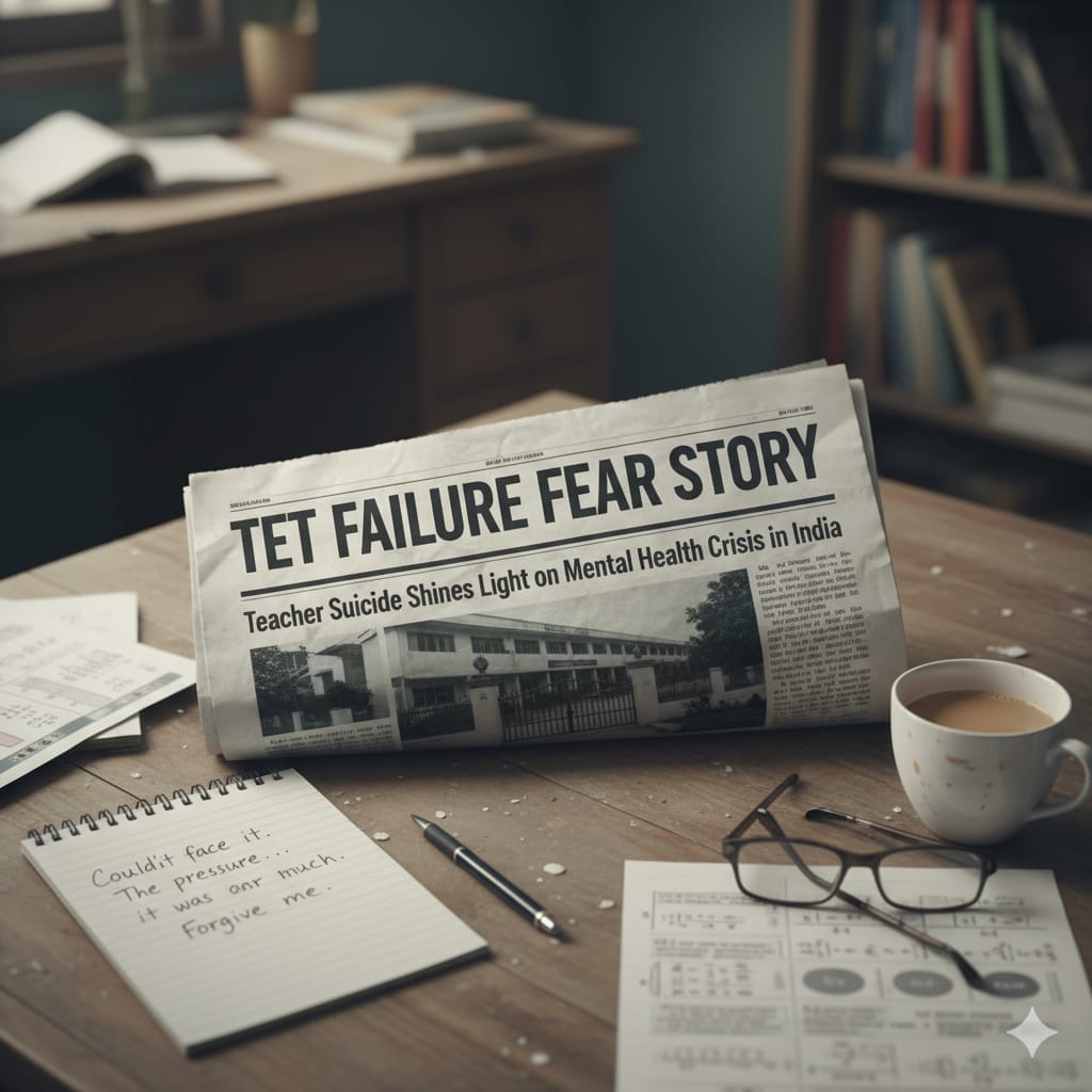 TET Failure Fear story शिक्षक आत्महत्या महाराष्ट्र