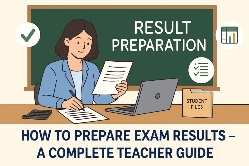how to prepare school result process for teachers