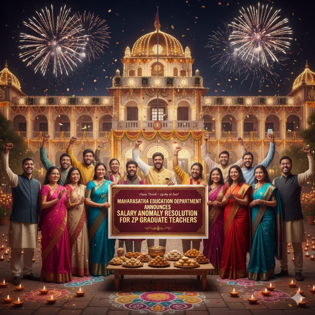 ZP Graduate Teachers Salary Fix Update 2025! Maharashtra