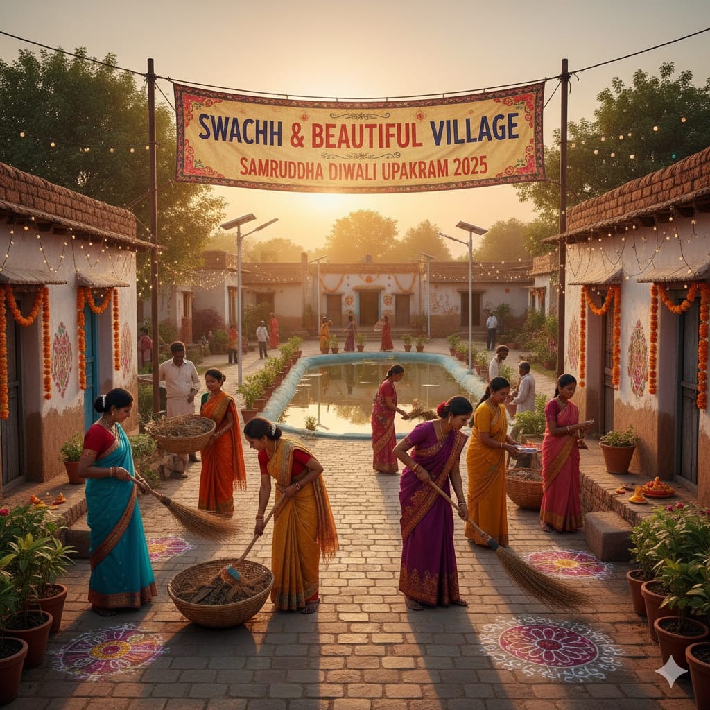समृद्ध दिवाळी उपक्रम स्वच्छता फोटो