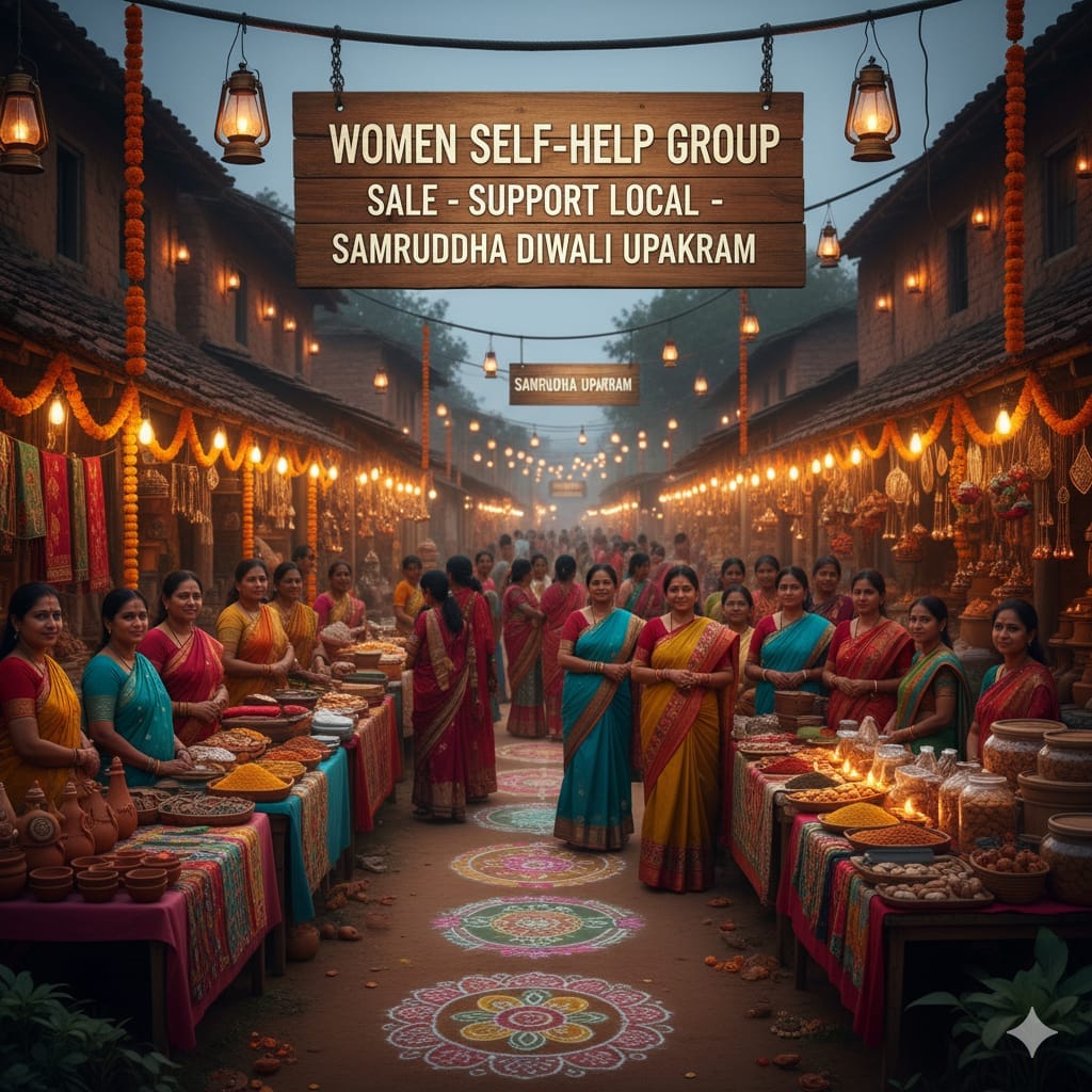 Celebrate Prosperous Diwali: समृद्ध दिवाळी उपक्रम महिला समूह विक्री फोटो