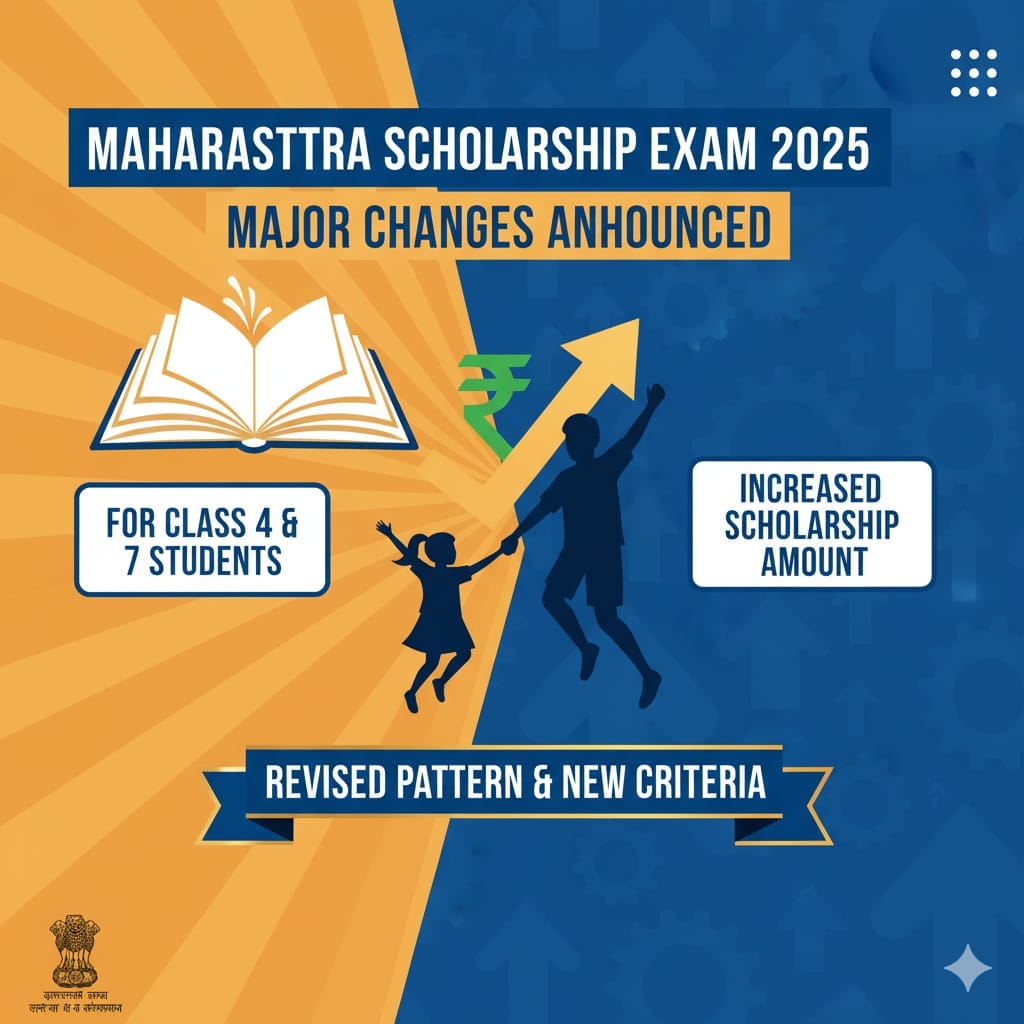 Maharashtra Scholarship Exam 2025 Changes and New Criteria