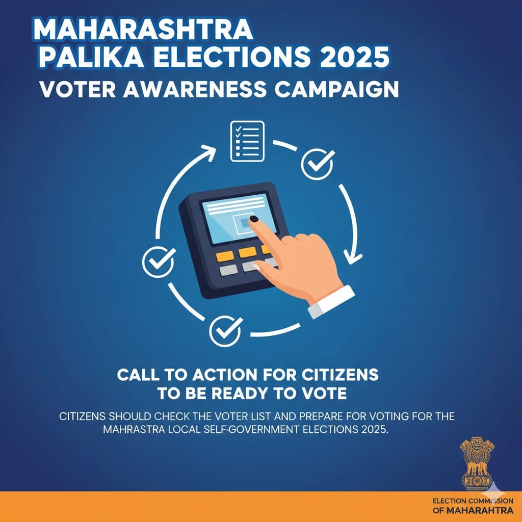 Maharashtra Palika Elections 2025 Voter Awareness Campaign