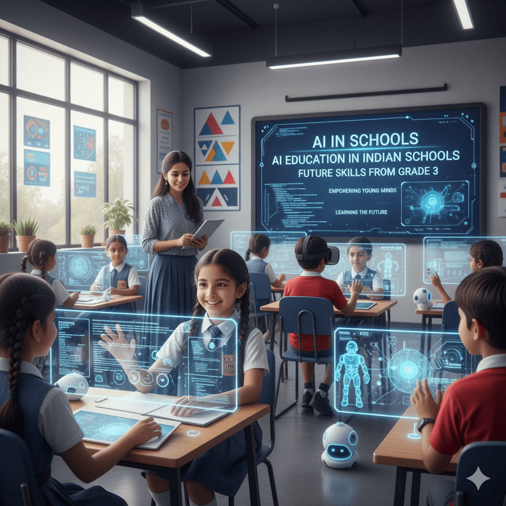 AI in Schools – तिसरीपासून AI शिक्षणाचा आरंभ