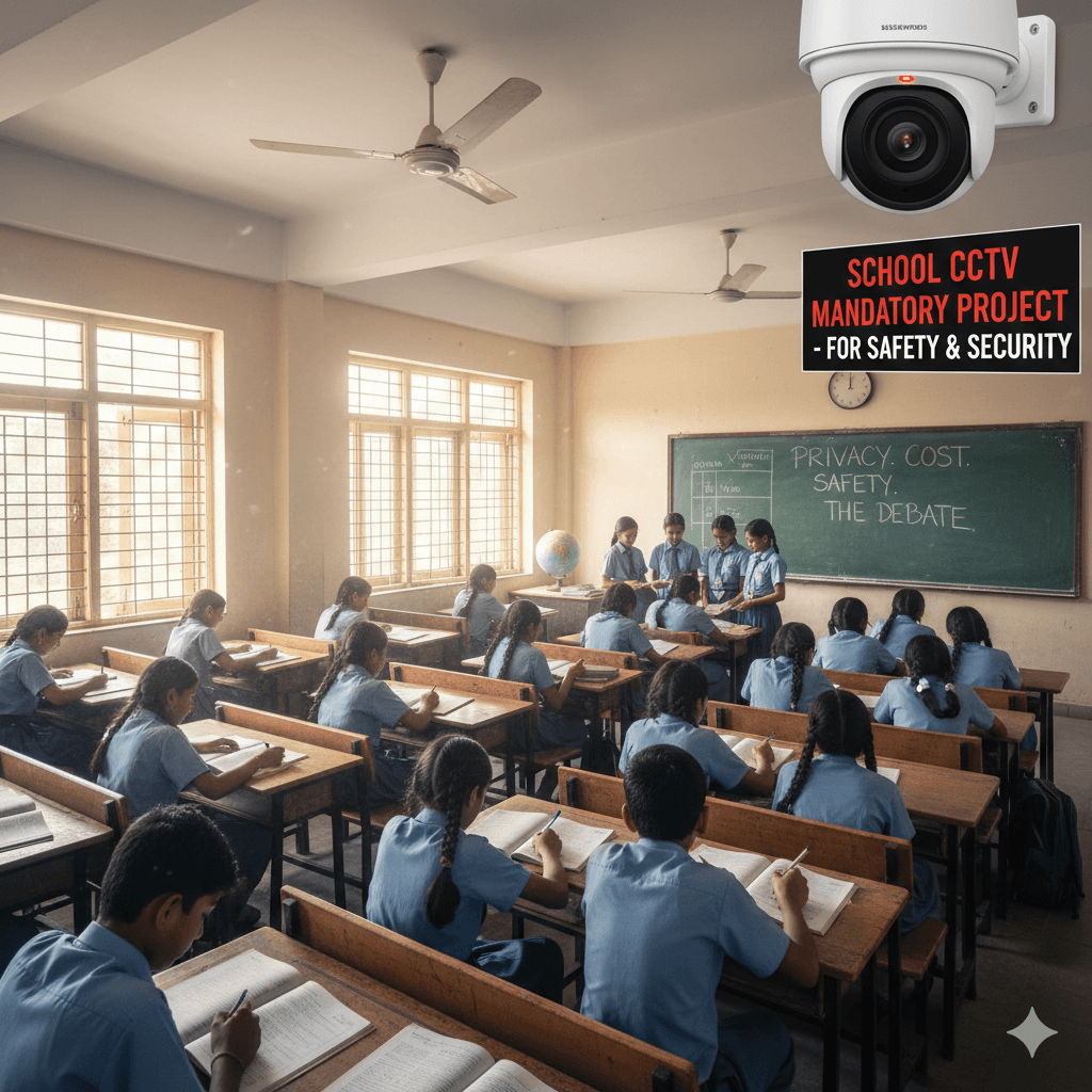 School CCTV Mandatory Project in Maharashtra classroom