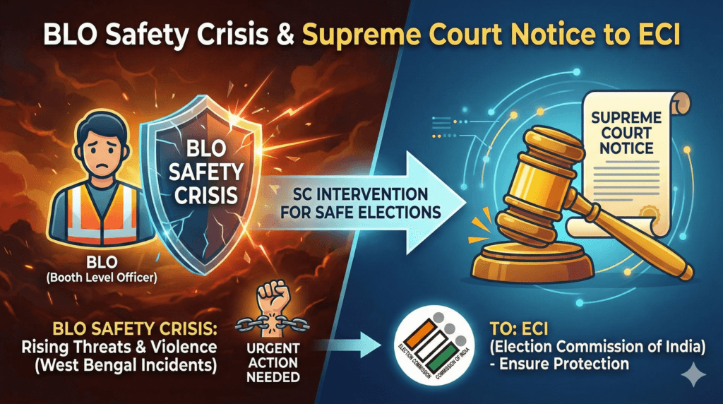 Supreme Court Notice to ECI on BLO Safety in West Bengal
