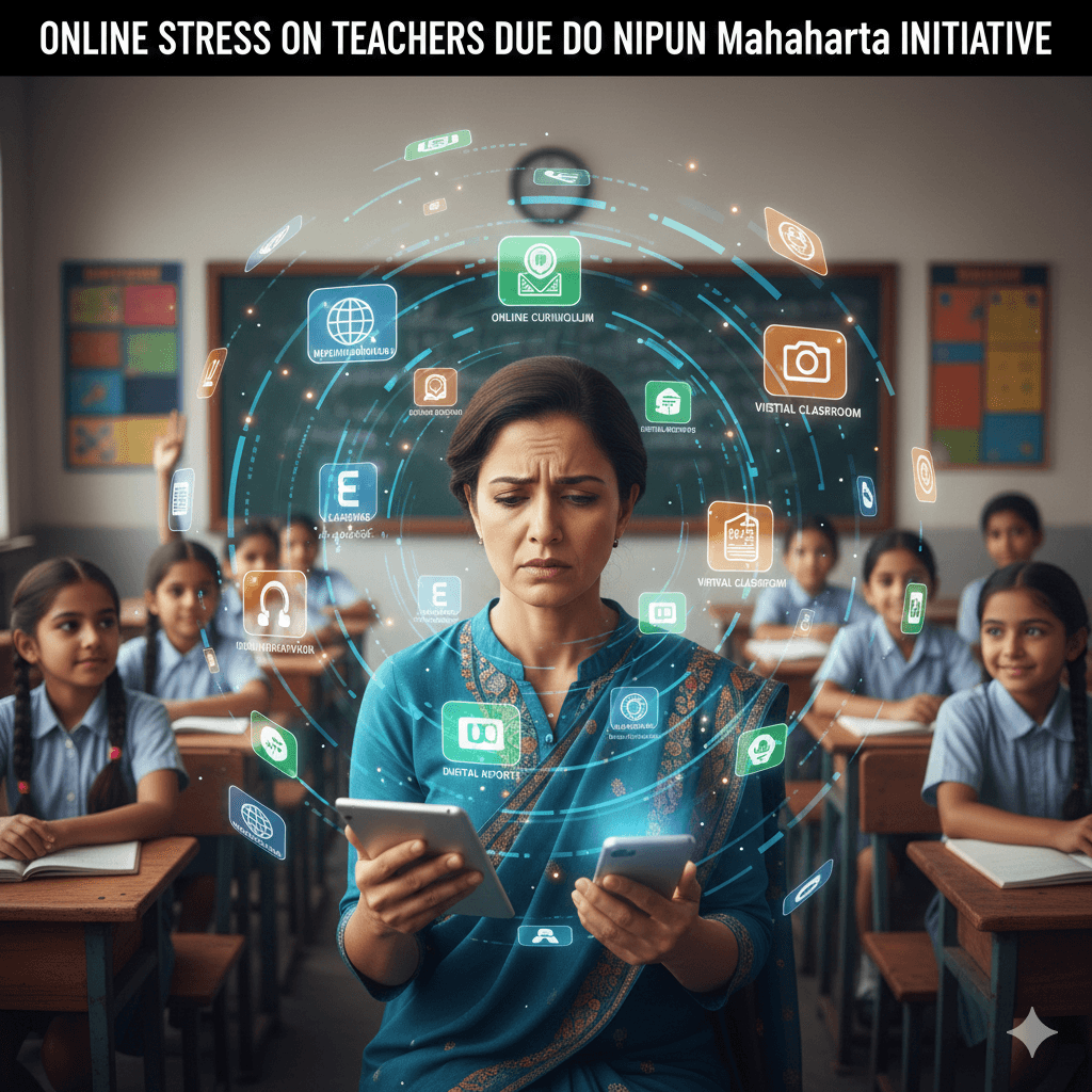 NIPUN Maharashtra Online Burden on Teachers