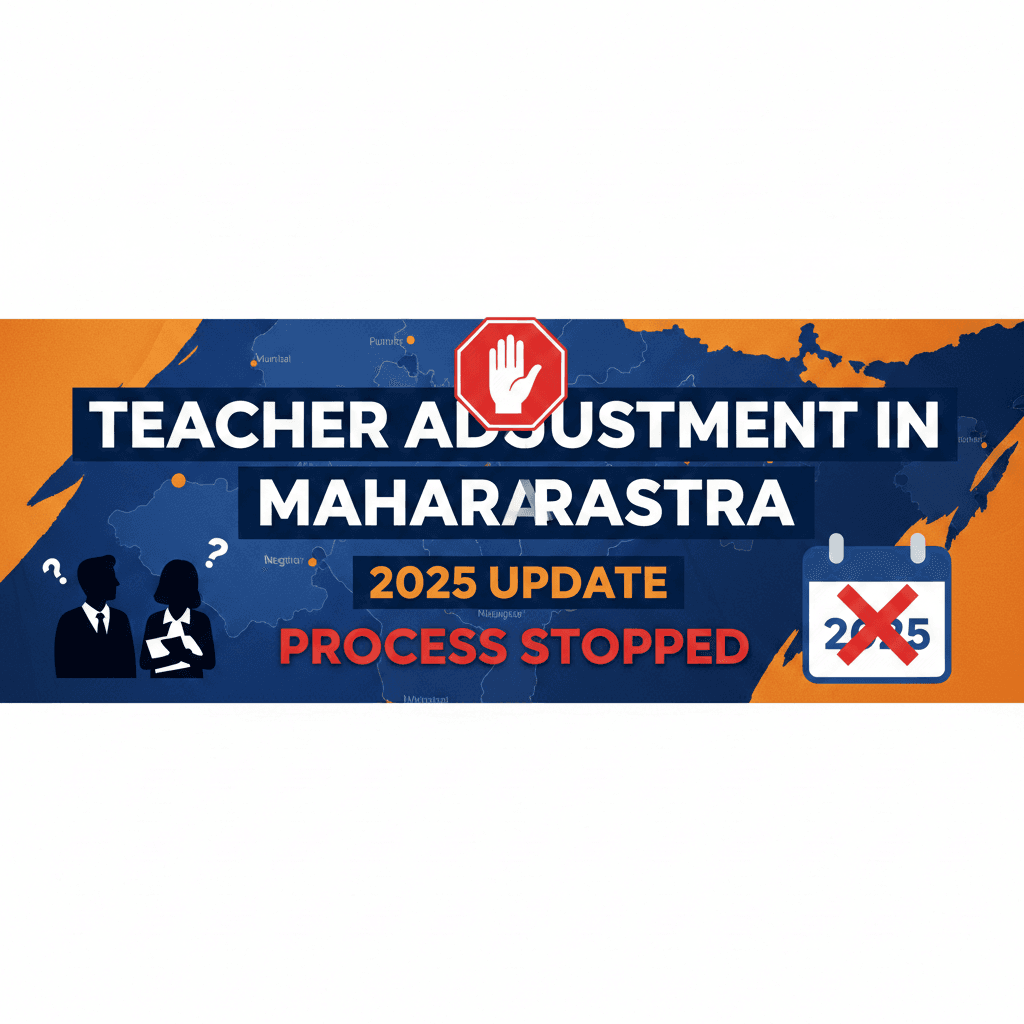 teacher adjustment in Maharashtra process stopped