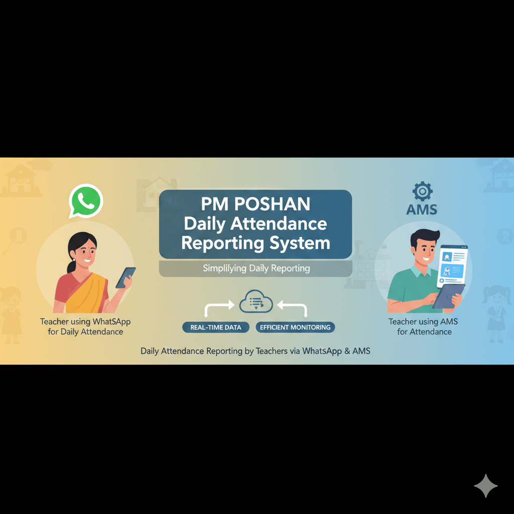 PM POSHAN Daily Attendance Update 2025