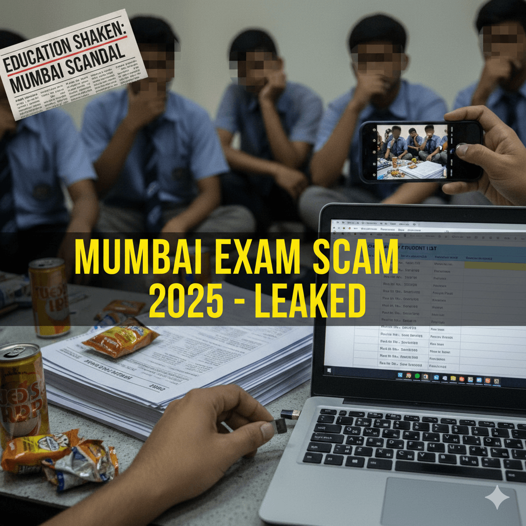 Mumbai Exam Scam 2025 dummy student question paper leak
