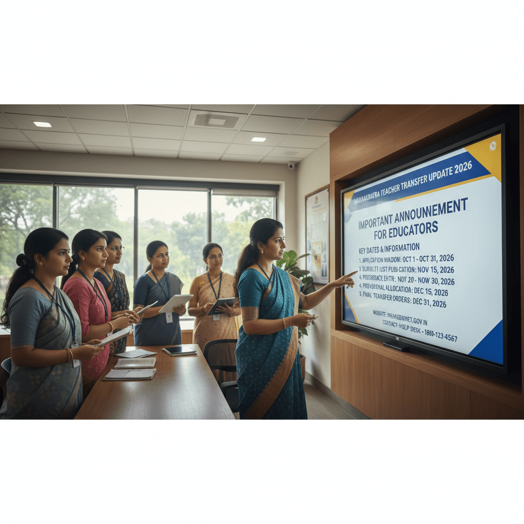 Teacher Transfer Update 2026 Maharashtra ZP Inter District