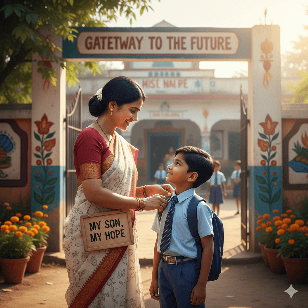 single parent children education government decision maharashtra