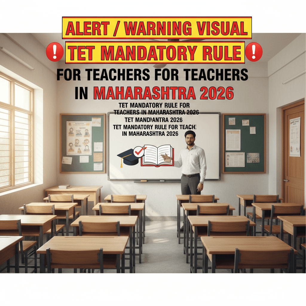 TET Mandatory Rule for Teachers in Maharashtra 2026