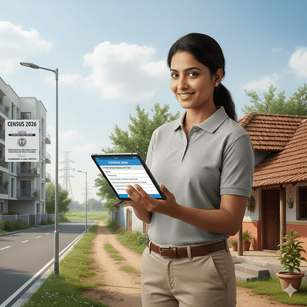 Census 2026 first phase house listing India